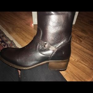 Frye Lynn Strap Boots